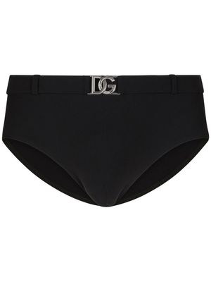 Dolce & Gabbana DG-logo swim briefs - Black