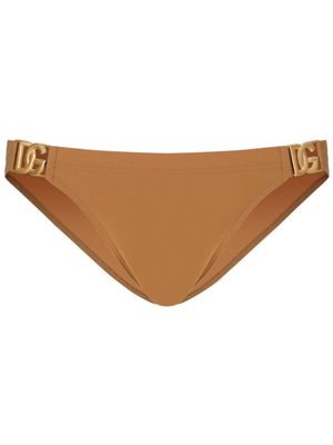 Dolce & Gabbana DG-logo swimming briefs - Brown