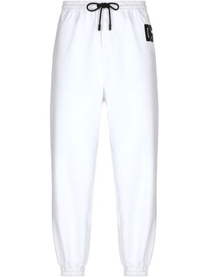 Dolce & Gabbana DG patch track trousers - White
