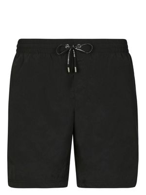 Dolce & Gabbana DG-print drawstring swim shorts - Black