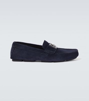 Dolce & Gabbana DG suede loafers
