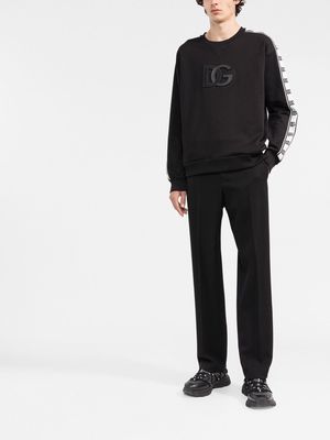 Dolce & Gabbana DG-tape sweatshirt - Black