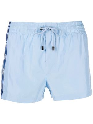 Dolce & Gabbana DG-tape swim shorts - Blue