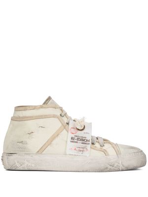 Dolce & Gabbana distressed-effect high-top sneakers - Neutrals