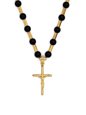 Dolce & Gabbana DNA crucifix-pendant necklace - Gold