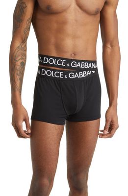 Dolce & Gabbana Double Band Boxer Briefs in Black