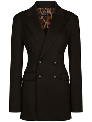 Dolce & Gabbana double-breasted tailored blazer - Brown