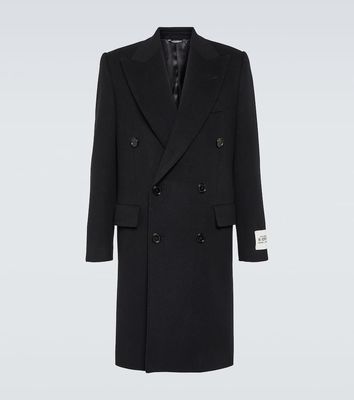 Dolce & Gabbana Double-breasted wool-blend coat