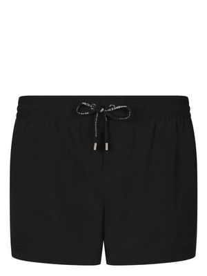 Dolce & Gabbana drawstring-fastening swim shorts - Black