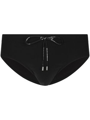 Dolce & Gabbana drawstring swim trunks - Black