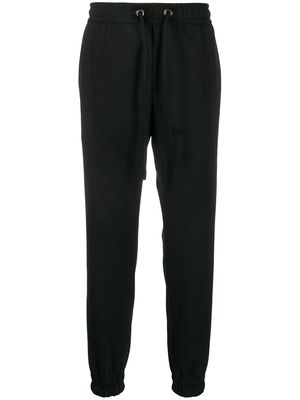 Dolce & Gabbana drawstring tuxedo trousers - Black