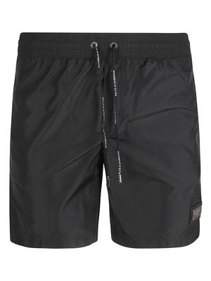 Dolce & Gabbana Drawstring Waist Logo Shorts