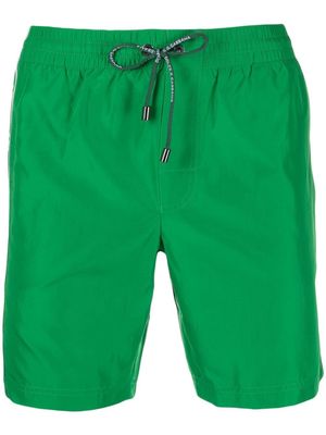 Dolce & Gabbana drawstring-waist swim shorts - Green