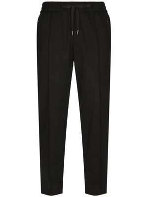 Dolce & Gabbana drawstring waist trousers - Black