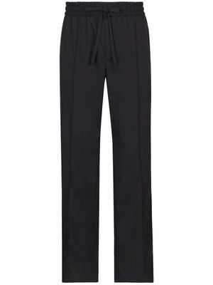 Dolce & Gabbana drawstring-waist wide-leg trousers - Blue