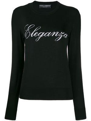 Dolce & Gabbana Eleganza jumper - Black