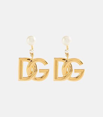 Dolce & Gabbana Embellished DG earrings