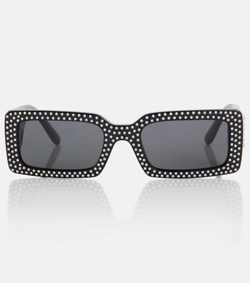 Dolce & Gabbana Embellished rectangular sunglasses