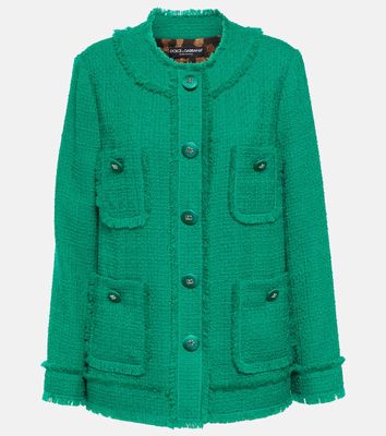 Dolce & Gabbana Embellished wool-blend jacket