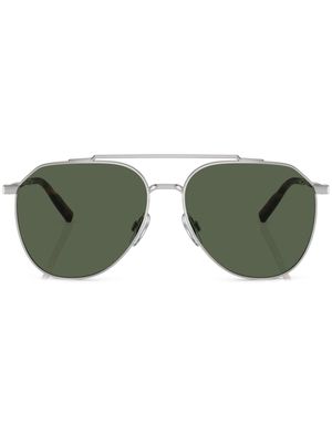 Dolce & Gabbana Eyewear Aviator frame sunglasses - Silver