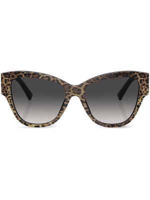 Dolce & Gabbana Eyewear butterfly-frame sunglasses - Brown