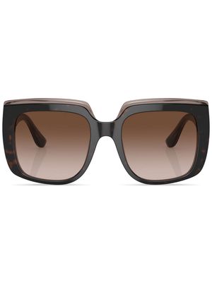 Dolce & Gabbana Eyewear Capri square-frame sunglasses - Brown
