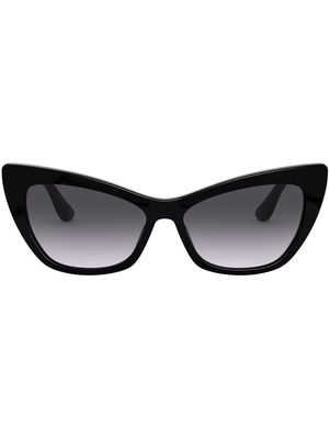 Dolce & Gabbana Eyewear cat-eye frame logo sunglasses - Black