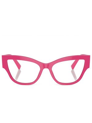 Dolce & Gabbana Eyewear cat eye-frame tonal glasses - Pink