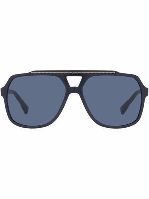 Dolce & Gabbana Eyewear DG4388 pilot-frame sunglasses - Blue