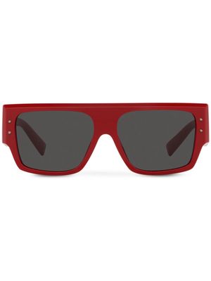 Dolce & Gabbana Eyewear DNA oversize-frame sunglasses - Red