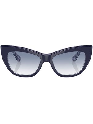 Dolce & Gabbana Eyewear gradient cat-eye sunglasses - Blue