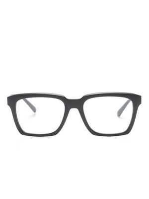 Dolce & Gabbana Eyewear logo-embossed square-frame glasses - Black