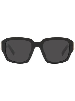 Dolce & Gabbana Eyewear logo-plaque oversized sunglasses - Black
