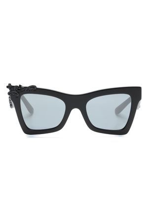 Dolce & Gabbana Eyewear oversize butterfly sunglasses - Black