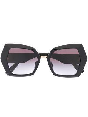 Dolce & Gabbana Eyewear oversized square frame sunglasses - Black