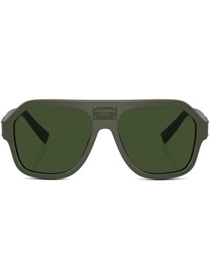 Dolce & Gabbana Eyewear pilot-frame sunglasses - Green
