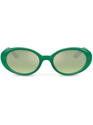 Dolce & Gabbana Eyewear Re-Edition oval-frame sunglasses - Green