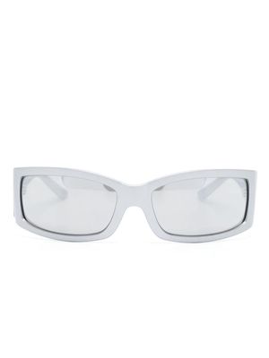 Dolce & Gabbana Eyewear Re-Edition rectangle-frame tinted sunglasses - Silver