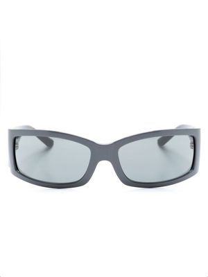 Dolce & Gabbana Eyewear Re-Edition wraparound-frame sunglasses - Grey