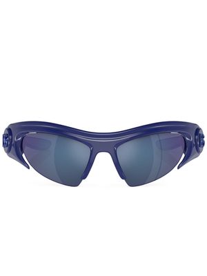 Dolce & Gabbana Eyewear shield-frame tinted sunglasses - Blue