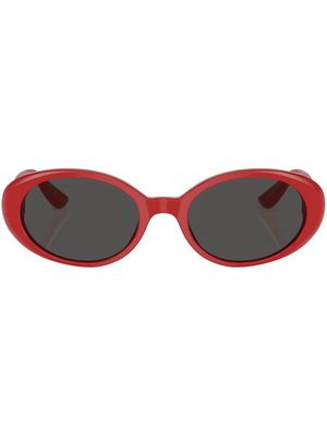 Dolce & Gabbana Eyewear tinted round-frame sunglasses - Red