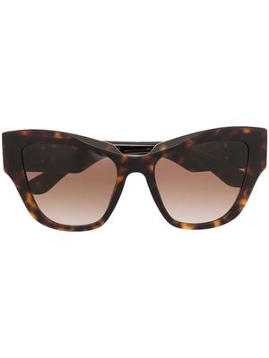 Dolce & Gabbana Eyewear tortoise butterfly sunglasses - Brown