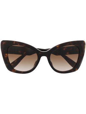 Dolce & Gabbana Eyewear tortoise cat eye sunglasses - Brown