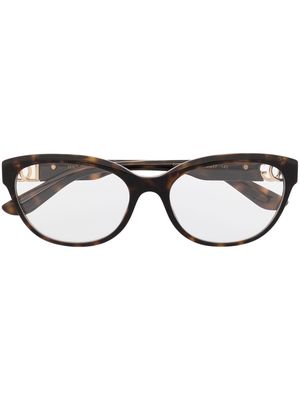 Dolce & Gabbana Eyewear tortoiseshell cat-eye glasses - Brown