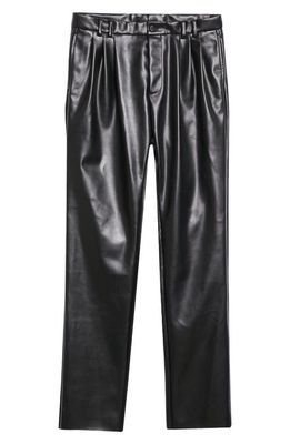 Dolce & Gabbana Faux Leather Pants in Black