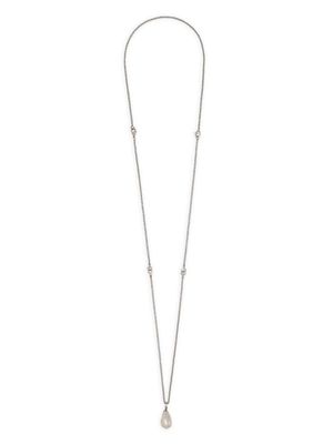 Dolce & Gabbana faux-pearl pendant necklace - Silver