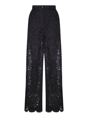 Dolce & Gabbana Flared Black Trousers