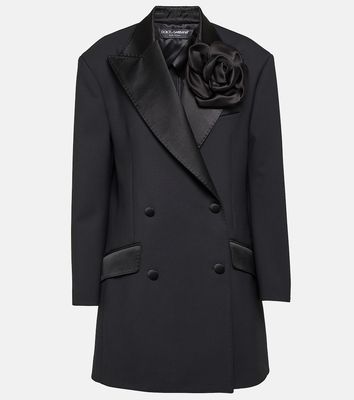 Dolce & Gabbana Floral-appliqué blazer