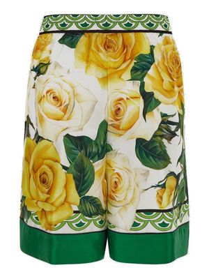 Dolce & Gabbana Floral Printed Shorts