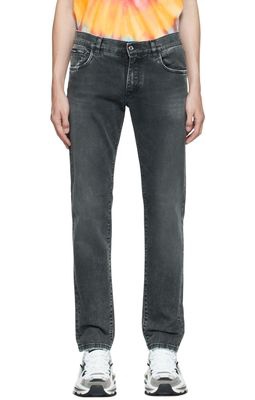 Dolce & Gabbana Gray Slim Fit Jeans